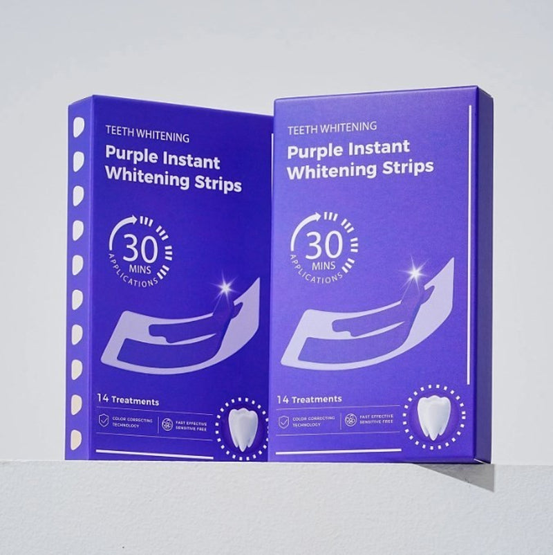 V34 Tooth Whitening Strips - Teeth Whitening Strips, Purple Tooth Whitening US