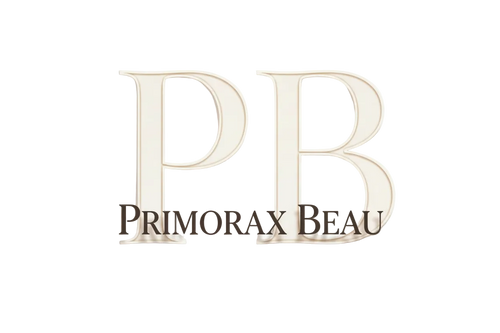 Logo of Primoraxbeauty with a stylized letter 'S' on a transparent background. 