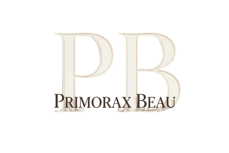 Logo of Primoraxbeauty with a stylized letter 'S' on a transparent background. 